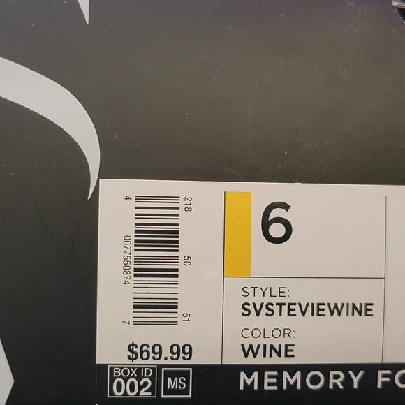 [BNIB] Simply Vera Vera Wang Stevie Memory Foam Heels in Wine - Brand New in Box - Picture 6 of 6